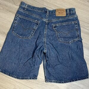 Levis 550 Denim Shorts Mens 38 Relaxed Fit 550 Made in USA 90s Vintage Y2K